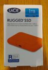 LaCie Rugged SSD 1TB Solid State Drive — USB-C USB 3.2 NVMe speeds up to 1050MB/