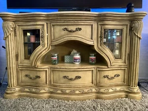 Italian Wood With Marble Top - Picture 1 of 2