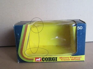 17P 1973's Corgi 50 England Empty Box for Massey Ferguson Tractor MF50B 1:43 - Picture 1 of 11