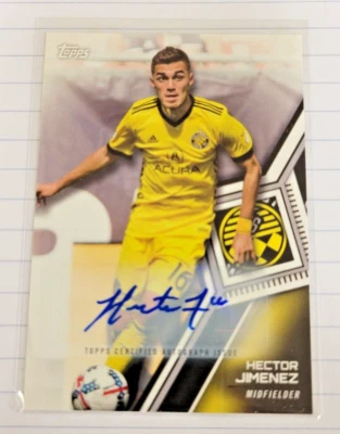 2018 Topps MLS Soccer Base Autographs #67 Hector Jimenez - Image 1 of 2