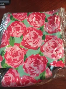 set of six lilly inspired beer koozies roses New - Picture 1 of 1