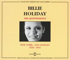 BILLIE HOLIDAY QUINTESSENCE NEW YORK - LOS ANGELES: 1935-1944 NEW CD