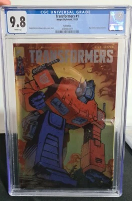 Transformers #1 изображение /Skybound, 10/23 фольга издание 9.8 CGC - Изображение 1 из 4