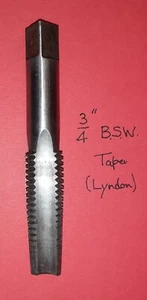 3/4 BSW Taper Tap by Lyndon. - Picture 1 of 1