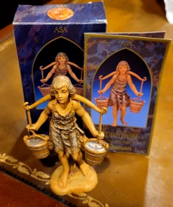 Neu Asa trägt Wasser Weihnachten Erbstück Krippenfigur Fontaninni von Roman 5" - Bild 1 von 12