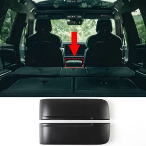 ABS Matte Black Center Control Armrest Box Cover For Rivian R1T/R1S 2022-2023 - Picture 1 of 8