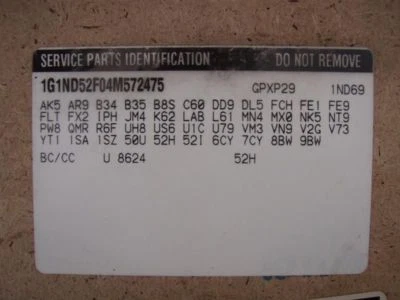 02 03 04 05 GRAND AM FILTRO DE AIRE 2,2 L 771967 Foto 1 de 4