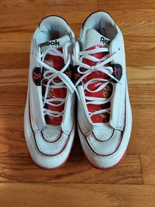 Reebok: Allen Iverson The Answer DMX MU (rot/weiß/gold) – Herrengröße 10,5 US - Bild 1 von 8