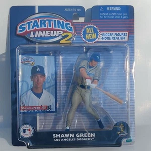 Shawn Green Los Angeles Dodgers MLB Starting Lineup action figure & card Hasbro - Picture 1 of 10