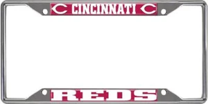 Cincinnati Reds Fanmats Chrome Metal License Frame [NEW] MLB Car Plate Truck - Picture 1 of 1