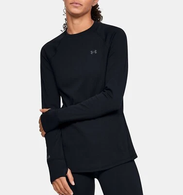 Under Armour Women UA ColdGear Base 2.0 Crew Long Sleeve Shirt 1343321 sz XL 2XL - Image 1 of 4