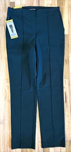 NEW Hilary Radley Women's Pintuck Pull On Pants Green Pockets Tummy Control Sz S - Picture 1 of 8