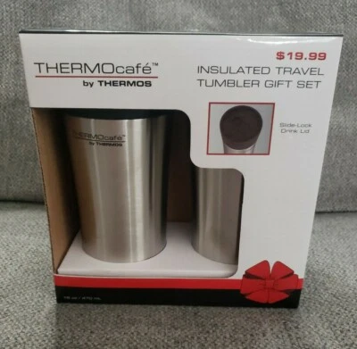 Nuevo Thermocafé By Thermos Vaso de Viaje Aislado Juego de Regalo de Dos 16oz. Foto 1 de 4
