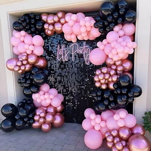 50-200 Pcs Pastel Pink Balloon Arch Kit Garland Birthday Baby Shower Decoration - Picture 1 of 11