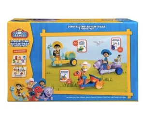 Brand New Dino Ranch Pre-Westoric Ranchers Vehicle 3 Pack DAMAGED BOX SEE PHOTOS - Picture 1 of 8