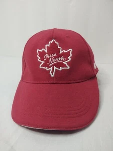 Canadiana Red "True North" Maple Leaf StrapBack Hat Adult Size OSFM - Picture 1 of 6