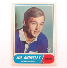 .1969 SCANLENS RUGBY LEAGUE CARD. #14 JOE ANNESLEY, NEWTON