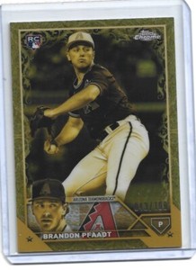 2023 Gilded Collection - Brandon Pfaadt - Rookie Cast In Gold Refractor  /199