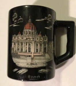 Tazza caffè ceramica Roma Italia fatta a mano 14 oz. - Foto 1 di 3