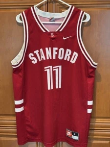 Stanford Cardinals #11 Nike Basketball Jersey Maroon Men's Size Large-Pre-Owned - Picture 1 of 7