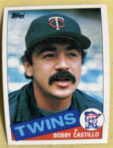 1985 Topps Bobby Castillo Baseball Card #588 Twins Pitcher High Grade NM O/C - Picture 1 of 2