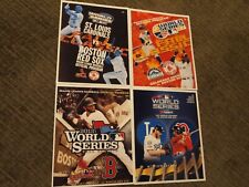 Boston Red Sox Program Cover 8x10 Photos for last 4 World Series Wins: 2004-18