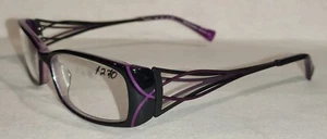 Koali 6695K NP175 Dark Purple Eyeglass Frames 53-15-135 *Discontinued* - Picture 1 of 10