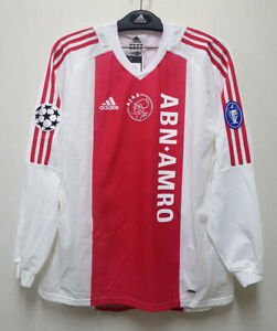 2003-04 AJAX Home L/S No.9 IBRAHIMOVIC Player Issue 03-04 UEFA Champions jersey