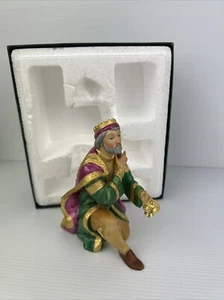 Franklin Mint Nativity Gaspar Wise Men Gianni Benvenuti Boxed 1989 Vintage - Picture 1 of 16