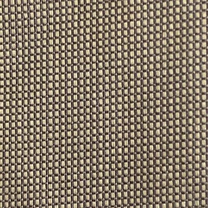 Van Heusen Size Large Shirt Button Men's L/S Cotton Blend Brown Dot Pattern Z1 - Picture 1 of 5