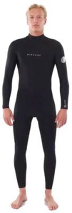 Rip Curl Men's Dawn Patrol 4/3mm Back Zip Full Wetsuit - Black - New - Picture 1 of 1