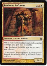 Sunhome Enforcer *PLAYSET* Magic MtG x4 Ravnica MP