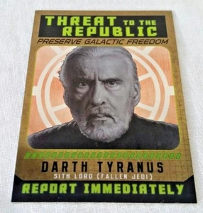 Topps 2015 Chrome Perspectives Sith Fugitive Count Dooku card 3 of 10 - Picture 1 of 2