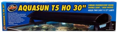 ZOO MED Zoomed AquaSun Dual T-5 HO Fixture 30" (Manufacture Discontinued - No Bulbs)