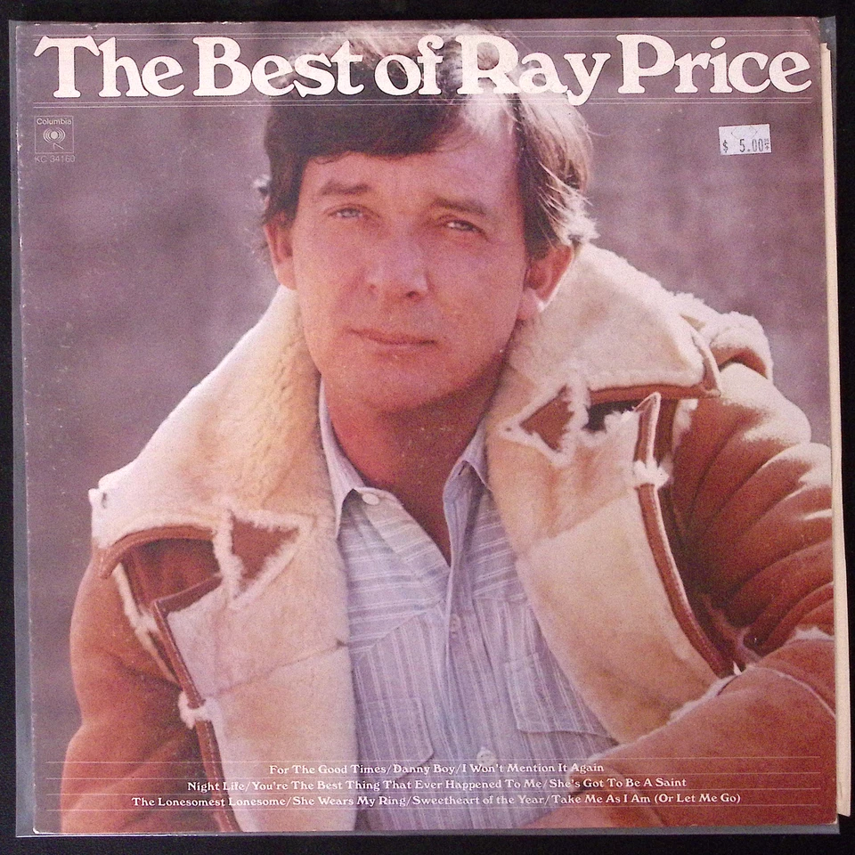 RAY PRICE THE BEST OF RAY PRICE COLUMBIA RECORDS   LP 140-11W - Image 1 of 4