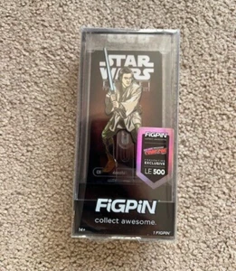 NYCC 2024 FIGPIN OBI-WAN KENOBI STAR WARS LA AMENAZA FANTASMA #1740 PIN ESMALTADO - Imagen 1 de 2