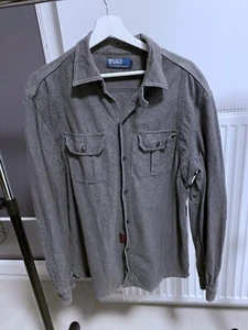 Authentic Polo Ralph Lauren Outfitters vtg flannel shirt Men's size L - Picture 1 of 13