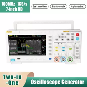 FNISSI 1014D Digitales Oszilloskop Dual-Kanal-Eingangssignalgenerator 1GSa/s - Bild 1 von 11