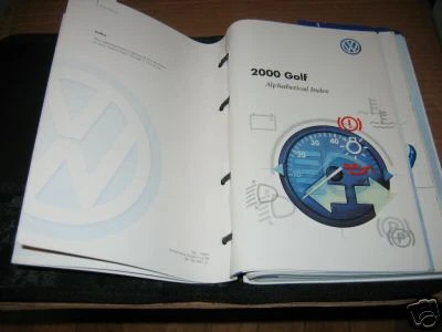 2000 VOLKSWAGEN GOLF ВЛАДЕЛЬЦЕВ РУКОВОДСТВО 00 VW - Изображение 1 из 1