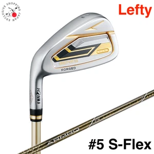 HONMA Golf BERES 09 Lefty 3S 3 Star Iron #5 S-Flex ARMRQ FX Graphite Shaft New - Picture 1 of 12