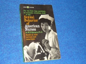 1963 1st SEXUAL BEHAVIOR OF AMERICAN NURSES Lancer Domino Books EROTIC ADULT PB - Bild 1 von 10