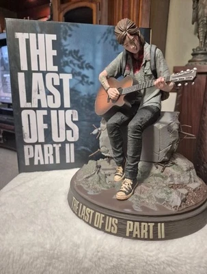 The Last Of Us Part II 2 Collector’s Edition Ellie Statue Figure w/Guitar - Photo 1/3