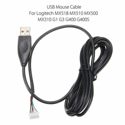 USB Mouse Cable Line Wire for Logitech Mouse MX518 MX510 MX500 MX310 G1 G3 G400 - Image 1 of 4