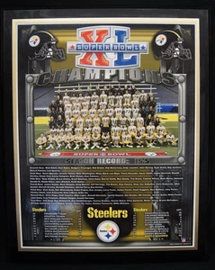 PITTSBURGS STEELERS Super Bowl XL Wall Plaque 13x16 - Picture 1 of 3