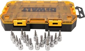 DEWALT Drive Bit Socket Set, 3/8" Drive, SAE/Metric, 17-Piece (DWMT73806) - Picture 1 of 3