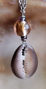 Hawaii Kauri Muschel Schmuck Halskette Frau Freund Mutter Schwester Tante klein - Bild 1 von 5