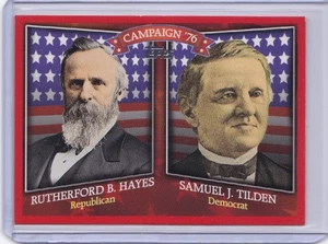 2008 Topps Campaña Histórica Match-Ups Rutherford B Hayes Samuel J Tilden ID5 - Imagen 1 de 2