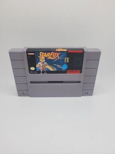 Star Fox (Super Nintendo, 1993) SNES - Authentic - Tested - Fast Shipping! - Picture 1 of 3