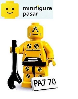 Lego 8683 Collectible Minifigure Series 1: No 8 - Demolition Dummy - New SEALED - Image 1 of 3