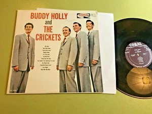 BUDDY HOLLY AND THE CRICKETS CORAL CRL 57405 MAROON LABEL MONO 1962 canada LP! - Picture 1 of 8